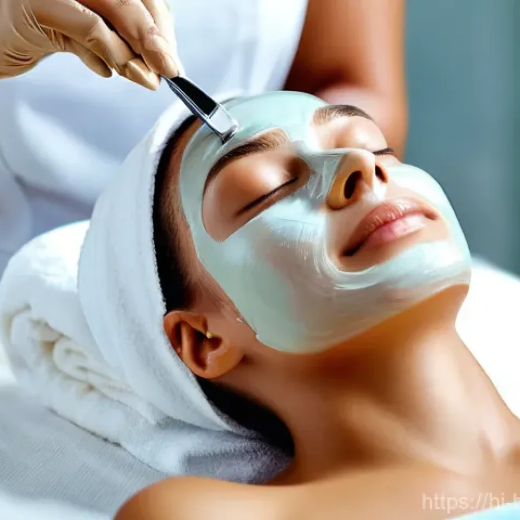 미용사 자격증 취득 필수 서적 - **Prompt 1: Professional Skincare Facial**
    "A serene, close-up shot of a young woman (20s-30s) r...